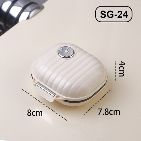 Shell portable jewelry box, pill box(S)
